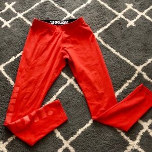 Nike Leg-a-see Orange Tights